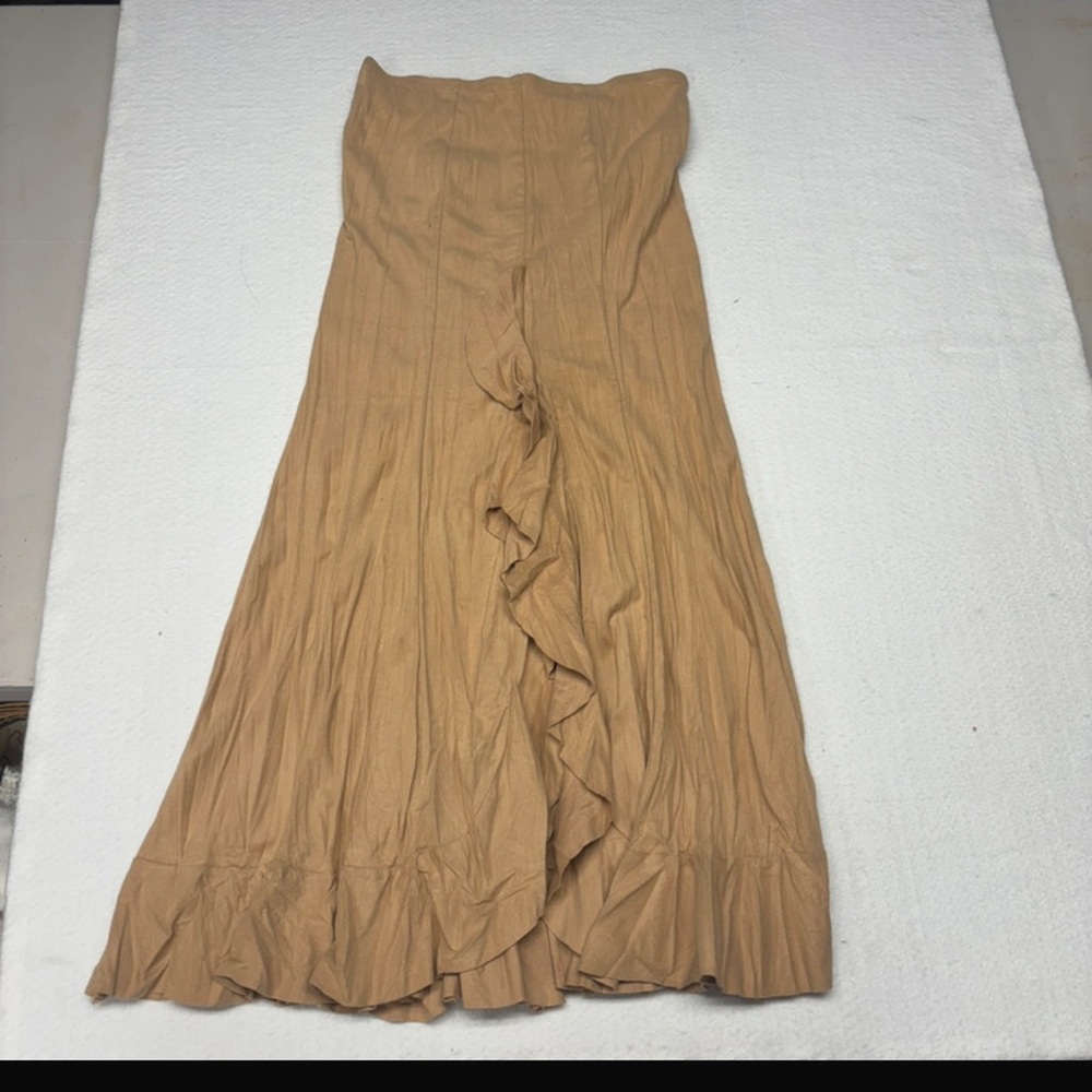 Rubber Ducky Productions Tan Maxi Skirt